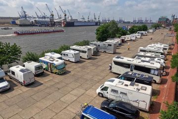 Wohnmobil Parkplatz Hamburg   St. Pauli