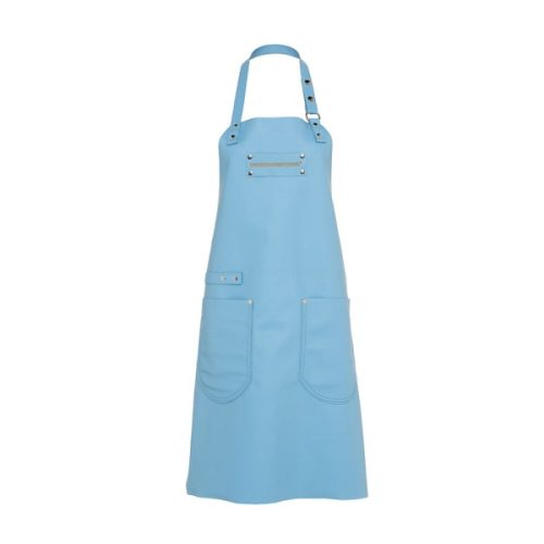 B-Ware Feuermeisterin Premium Leder Back- und Kochschürze Blau mit ...
