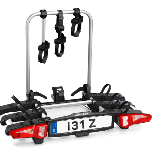 Uebler i31 Z Kupplungsträger für 3 Fahrräder auf der Anhängerkupplung - Fahrradträger