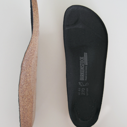 Birkenstock Ersatzfußbett Super Birki Einlegesohlen schwarz 35 - Damenschuhe
