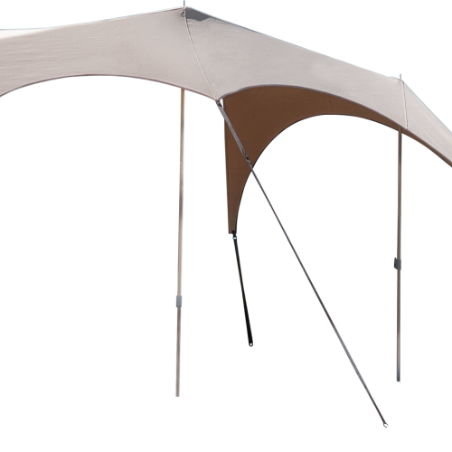 Campooz Caravanning Trekking 275 - inkl. Gestänge beige - Sonnensegel & Vordächer