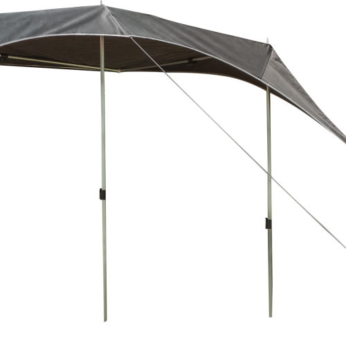 Campooz Caravanning Travelling 360 - inkl. Gestänge schwarz - Sonnensegel & Vordächer