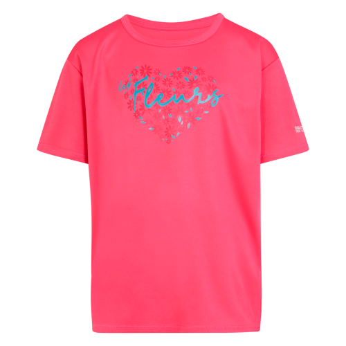 Regatta Alvarado VIII Kinder T-Shirt pink 176 - Kinder T-Shirts & -hemden