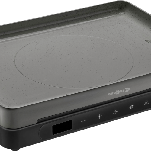 Brunner Hot Point Induction Grill Elektroherd / Grill tragbar mit Induktionskochfeld 2000 W - Elektrokocher und Kochplatten