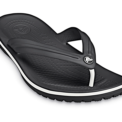 Crocs Crocband Flip Unisex Sandalen schwarz 46-47 - Herrenschuhe