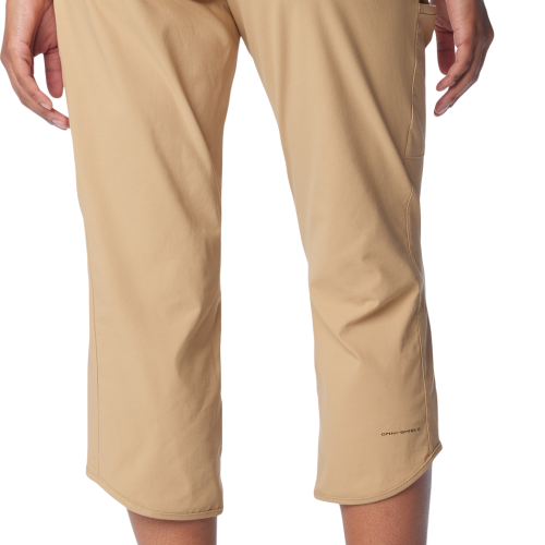 Columbia Leslie Falls Damen Caprihose hellbraun L - Damenhosen, -röcke & -kleider