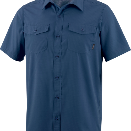Columbia Utilizer II Herrenhemd dunkelblau L - Herrenshirts, -hemden & -pullover