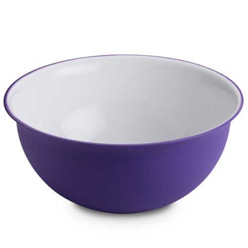 Omada Salatschüssel 26,5 cm 3,5 Liter weiß lila - Schüsseln & Schalen