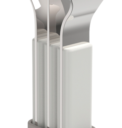 Mepal Silueta Besteckset 3-teilig Nordic white - Campingbesteck