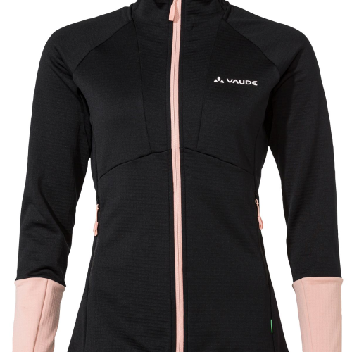Vaude Women's Monviso Fleece FZ Jacket II Damen Fleecejacke schwarz 38 - Damenjacken