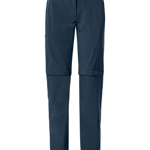 Vaude Farley Stretch II Damen Zipphose dunkelblau 48 - Damenhosen, -röcke & -kleider