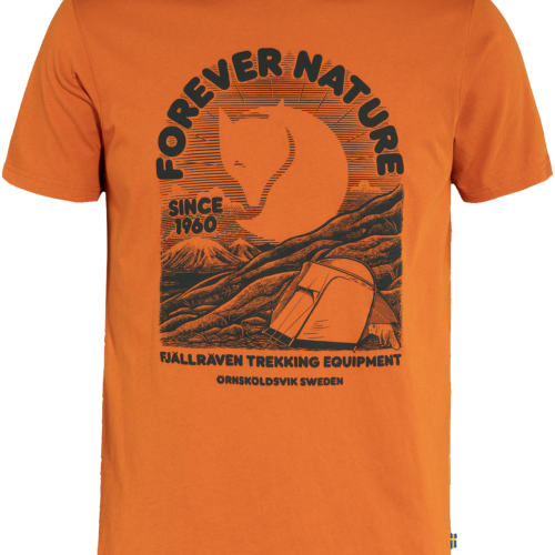 Fjallräven  Equipment  Herren T-Shirt orange L - Herrenshirts, -hemden & -pullover von Fjällräven