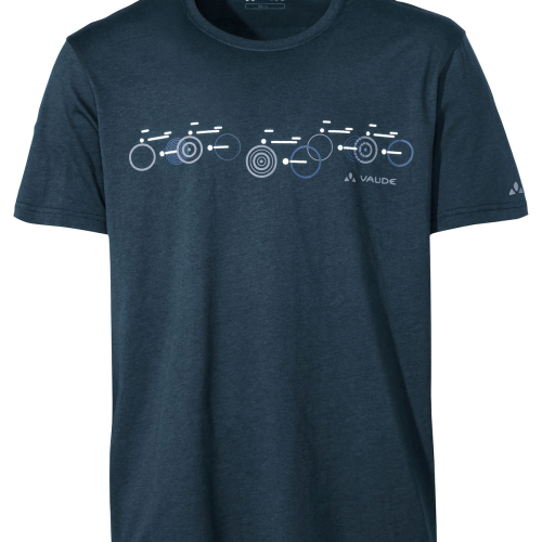 Vaude Cyclist V Herren T-Shirt dunkelblau L - Herrenshirts, -hemden & -pullover