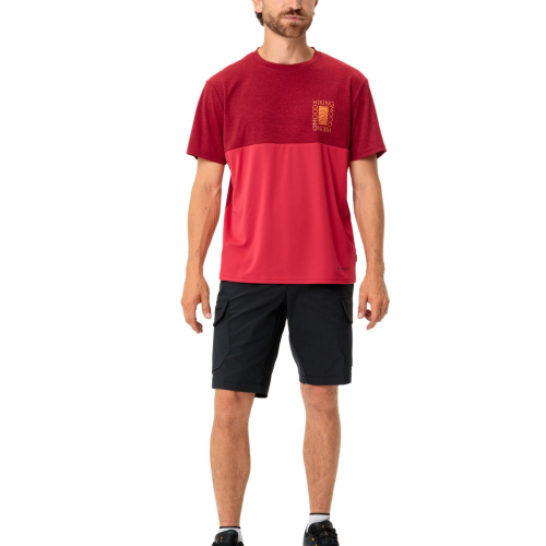 Vaude Neyland T-Shirt II Herren T-Shirt dunkelrot L - Herrenshirts, -hemden & -pullover