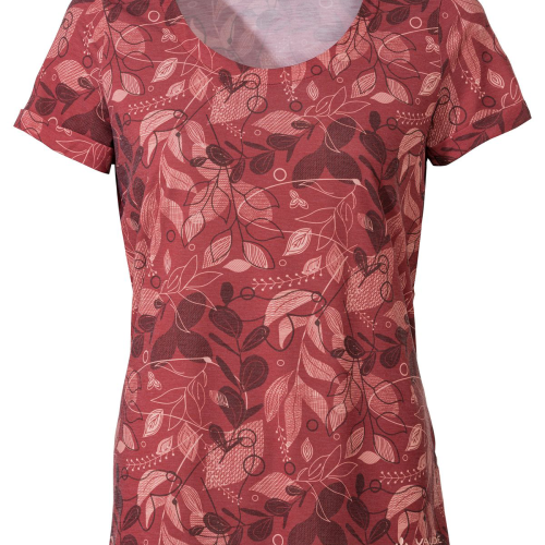 Vaude Skomer Print Damen T-Shirt rot 38 - Damenshirts, -blusen & -pullover