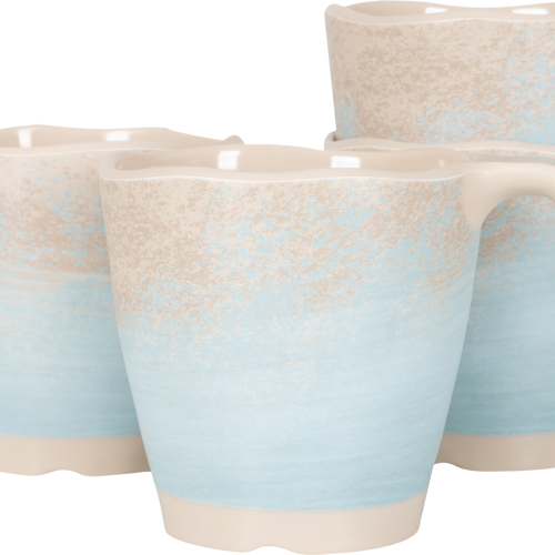 Gimex STO Becher beige 4 teilig - Becher und Tassen