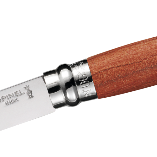 Opinel N°06 Luxe Taschenmesser mit Griff aus Padoukholz Klingenlänge 7 cm - Campingbesteck