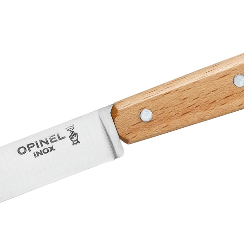 Opinel N°112 Gemüsemesser / Küchenmesser naturfarben Klingenlänge 10 cm - Kochbesteck