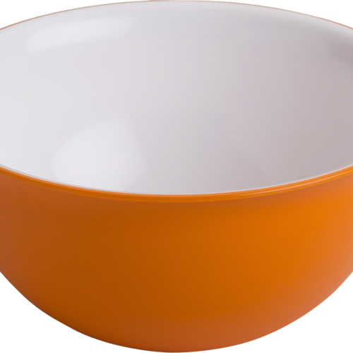 Omada Frühstücksschüssel 13,5 cm 500 ml weiß orange - Schüsseln & Schalen