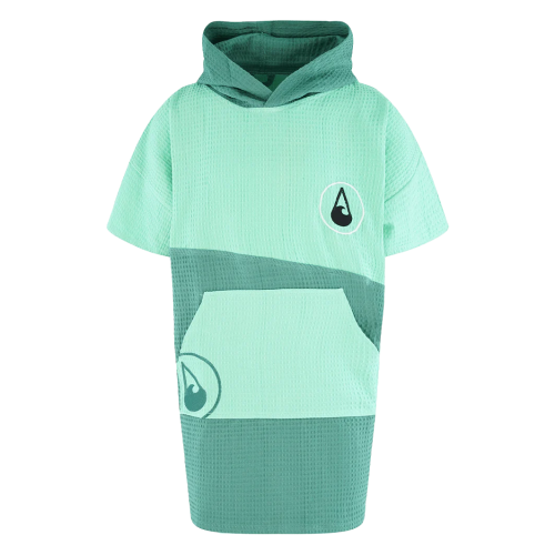 Wave Hawaii Travel Breese Poncho S-M hellgrün S-M - Damenshirts, -blusen & -pullover