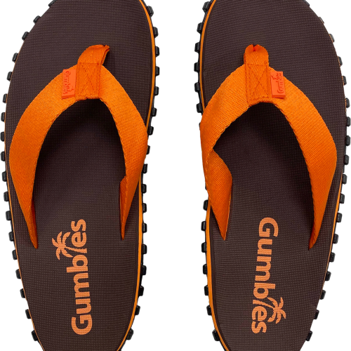 Gumbires Duckbill Damen Zehentrenner  orange 41 - Damenschuhe von Gumbies