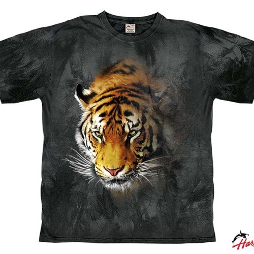 Harlequin Dark Night Tiger Slate Herren T-Shirt schwarz M - Herrenshirts, -hemden & -pullover