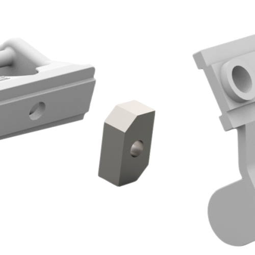 Fiamma Rafterhalter in Frontblende für Markise F45s 150-230 - Farbe Polar White Fiamma Ersatzteilnummer 98655-446 - Ersatzteile Zelte & Markisen