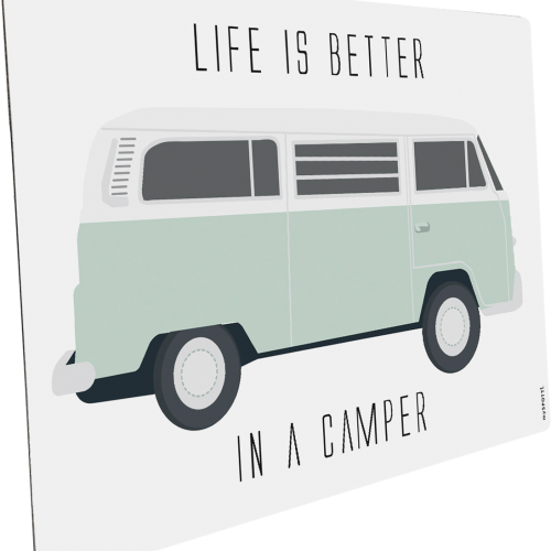mySpotti Pop Spritzschutz für die Küche 59 x 42 cm Motiv Better Camper - Möbelzubehör