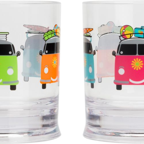 Flamefield Campers Smiles Gläserset 310 ml 2er Set - Gläser