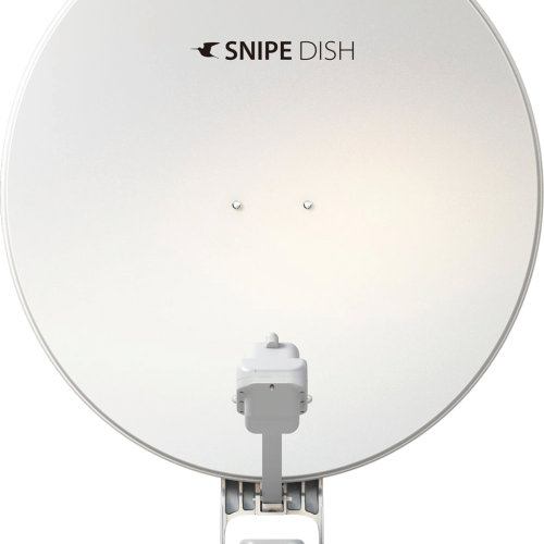 Selfsat Snipe Dish 2 BT Connect Vollautomatische Satellitenantenne Twin LNB / Auto Skew 85 cm - Camping-Sat-Anlagen