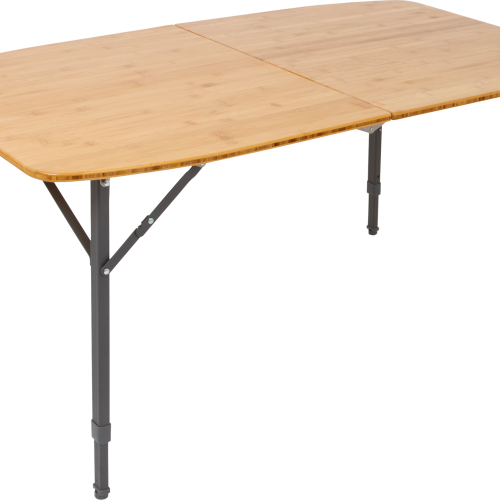 Bo-Camp Campingtisch Urban Outdoor Islington Bambus oval 3-fach höhenverstellbar - Klapptische