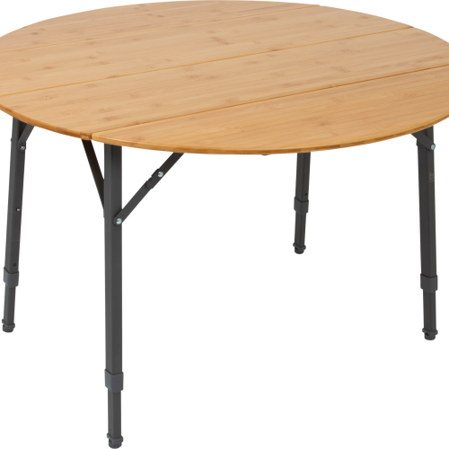 Bo-Camp Campingtisch Urban Outdoor Poundbury Bambus rund 90 cm 3-fach höhenverstellbar - Klapptische