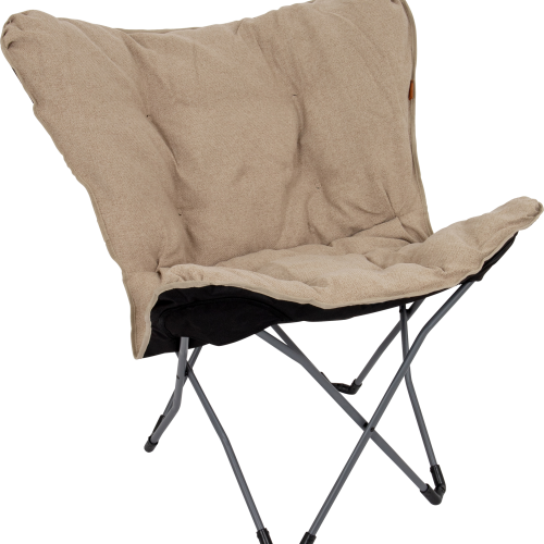 Bo-Camp Urban Outdoor Grainger L Schmetterlingsstuhl Beige - Relaxsessel