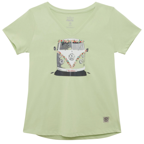 Van One Flower Girl Damenshirt grün XL - Damenshirts, -blusen & -pullover von Van One Classic Cars