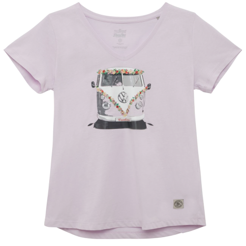 Van One Flower Girl Damenshirt hellgrau XL - Damenshirts, -blusen & -pullover von Van One Classic Cars