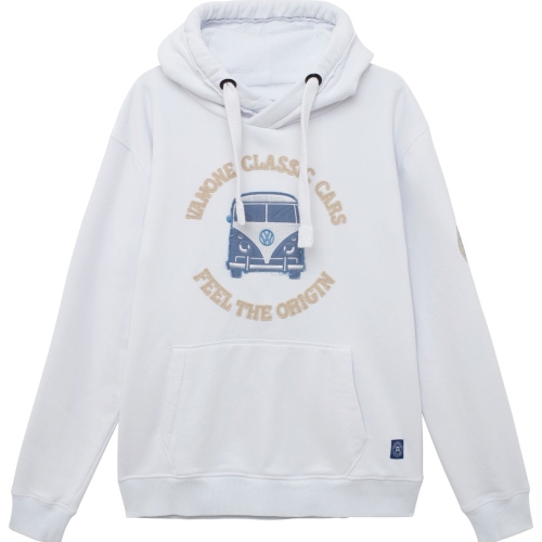 Vanone Bulli Freundschaft Unisex Hoodie transparent M - Damenshirts, -blusen & -pullover von Van One Classic Cars