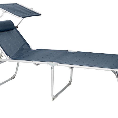 Berger Sonnenliege XL blau - Liegen