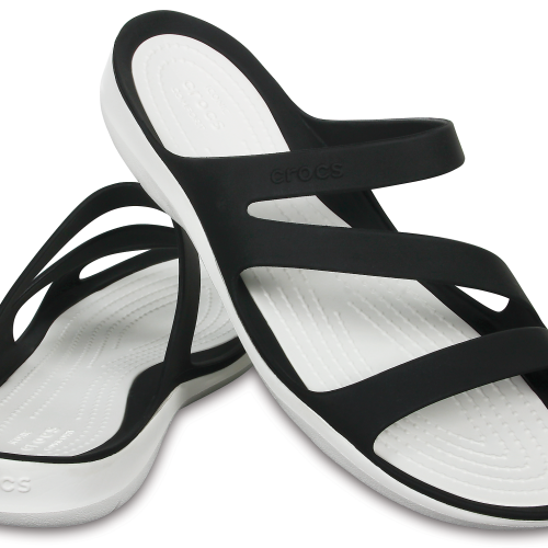 Crocs Swiftwater Damensandalen schwarz 36-37 - Damenschuhe