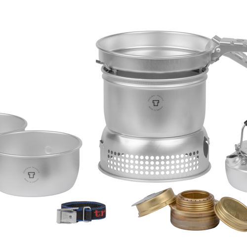 Trangia Trangiakök 27-2 UL Campingkochset 4- teilig mit Spiritusbrenner Set 7 - Spirituskocher