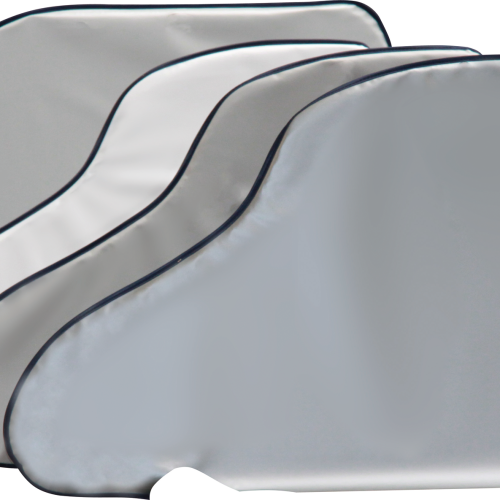 Hindermann Deichselhaube aus Folie Gr.12 Silber - Schutzhüllen & Planen