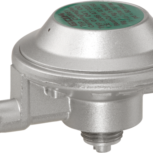 GOK EN61 Niederdruckregler GAZ x G1/4LH-KN ohne integrierter Schlauchbrucheinrichtung 29 mbar - Gasregler & Gasschläuche
