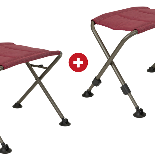 Berger Slimline Beinauflagen 2er Set bordeaux - Beinauflagen