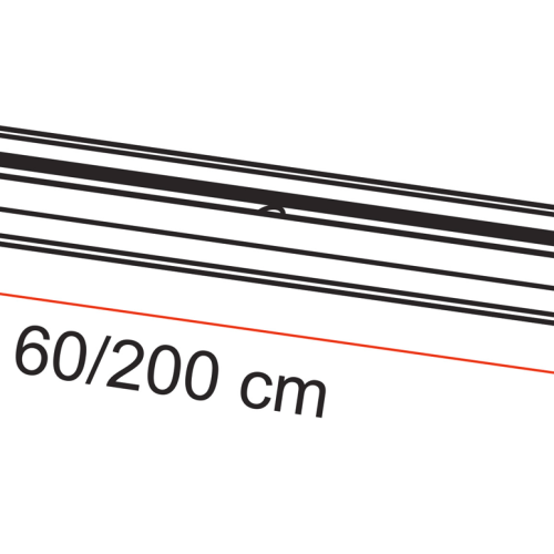 Fiamma Garage Bars Premium 200 Multifunktionsleisten 200 cm - Sicherheitszubehör