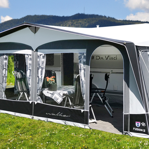 Walker Fusion II 240 Vorzelt Stahlgestänge 855 Umlaufmaß 840 - 870 cm - Wohnwagenvorzelte