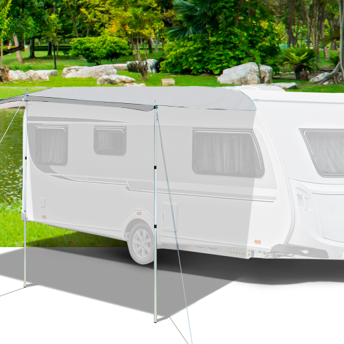 Brunner Carshade Sonnenvordach mit Keder 400 x 240 cm - Sonnensegel & Vordächer