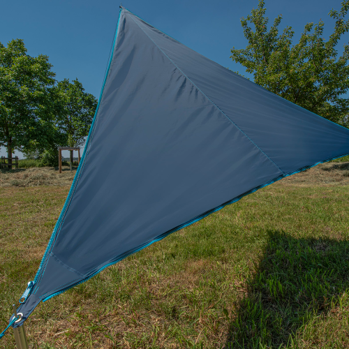 Bent Sonnensegel Zip-Canvas dunkelblau/RV hellblau - Pavillons & Tarps