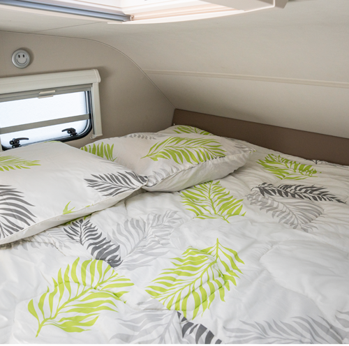 Berger Ready to go Bettdeckensystem 130/135x195/200 cm rechte Ecke creme - Decken