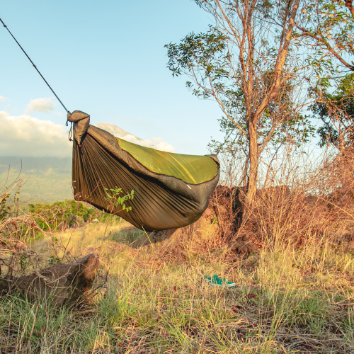 Ticket to the Moon Original Pro Hammock Hängematte 325 x 200 cm Army green - Hängematten