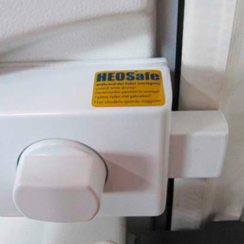 HEOSystem Paket 1 Paar Diebstahlschutzschloss und 3  Zusatzschlösser - Sicherheitszubehör von HEOSolution
