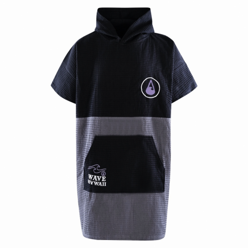Wave Hawaii Travelponcho El Yaque L - XL schwarz L - XL - Damenshirts, -blusen & -pullover